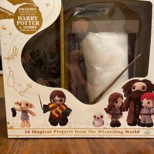 Harry Potter Crochet Kit Box Dobby  Complete Craft Knitting includes Wand Hook